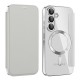 SmartMag Book MagSafe flipové pouzdro pro Samsung Galaxy S25+ šedé
