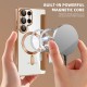 SmartMag Book MagSafe flipové pouzdro pro Samsung Galaxy S23 Ultra hnědé