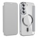 SmartMag Book MagSafe flipové pouzdro pro Samsung Galaxy S22 Plus 5G šedé