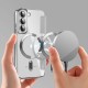 SmartMag Book MagSafe flipové pouzdro pro Samsung Galaxy S22 Plus 5G šedé