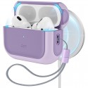 ESR Orbit Hybrid HaloLock pouzdro pro Apple AirPods Pro 1 / 2 fialové