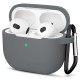 Techsuit silikonový obal na Apple AirPods 3 šedý