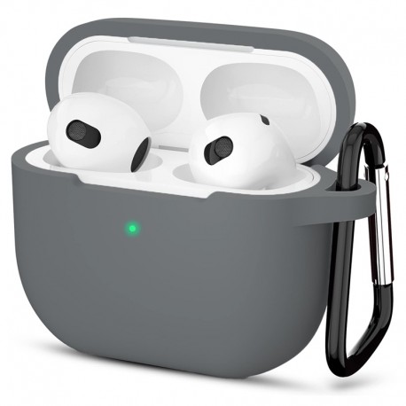Techsuit silikonový obal na Apple AirPods 3 šedý