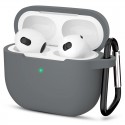 Techsuit silikonový obal na Apple AirPods 3 šedý