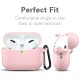Techsuit silikonový obal na Apple AirPods Pro 1 / 2 růžový