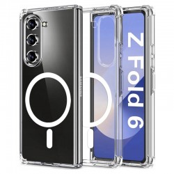 Silikonové pouzdro AntiShock MagSafe pro Samsung Galaxy Z Fold6 čiré