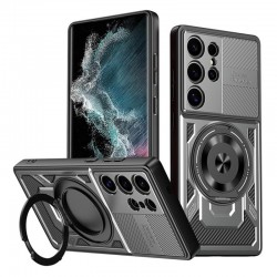 Techsuit RuggedCam odolné pouzdro pro Samsung Galaxy S22 Ultra 5G šedé