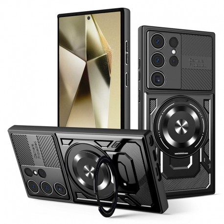 Techsuit RuggedCam odolné pouzdro pro Samsung Galaxy S24 Ultra černé