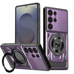 Techsuit RuggedCam odolné pouzdro pro Samsung Galaxy S25 Ultra fialové