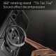 Techsuit RuggedCam odolné pouzdro pro Samsung Galaxy S24 / S25 fialové
