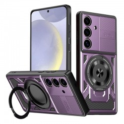 Techsuit RuggedCam odolné pouzdro pro Samsung Galaxy S24 / S25 fialové