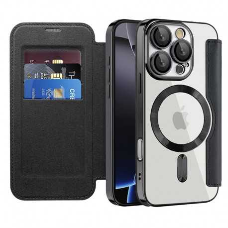 SmartMag Book MagSafe flipové pouzdro pro iPhone 16 Pro Max černé