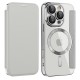 SmartMag Book MagSafe flipové pouzdro pro iPhone 16 Pro Max šedé