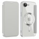 SmartMag Book MagSafe flipové pouzdro pro iPhone 16e šedé