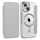 SmartMag Book MagSafe flipové pouzdro pro iPhone 14 Plus šedé