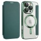 SmartMag Book MagSafe flipové pouzdro pro iPhone 13 Pro zelené