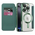 SmartMag Book MagSafe flipové pouzdro pro iPhone 13 Pro Max zelené