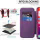 SmartMag Book MagSafe flipové pouzdro pro iPhone 13 Pro Max fialové