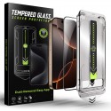 Tvrzené sklo s aplikátorem TitanGlass FullCover pro iPhone 13 Pro Max / 14 Plus černé