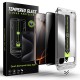 Zatmavovací tvrzené sklo s aplikátorem TitanGlass FullCover pro iPhone 13 Pro Max / iPhone 14 Plus černé