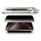 Zatmavovací tvrzené sklo s aplikátorem TitanGlass FullCover pro iPhone 13 Pro Max / iPhone 14 Plus černé