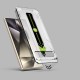 Tvrzené sklo s aplikátorem TitanGlass CrystalHD 2-pack pro Samsung Galaxy S24 Ultra černé