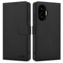 Kožená peněženka Tech-Protect pro Poco F7 černá