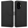 Kožená peněženka Tech-Protect pro Poco F7 černá