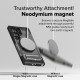Kryt Ringke UX Magnetic MagSafe pro Samsung Galaxy S25 Ultra černý