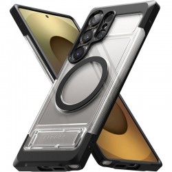Kryt Ringke UX Magnetic MagSafe pro Samsung Galaxy S25 Ultra čirý