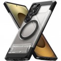 Kryt Ringke UX Magnetic MagSafe pro Samsung Galaxy S25 Ultra čirý