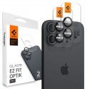 Tvrzené sklo na fotoaparát Spigen Optik.tR EZ FIT 2-pack pro iPhone 16 / iPhone 16 Plus / iPhone 17 černé