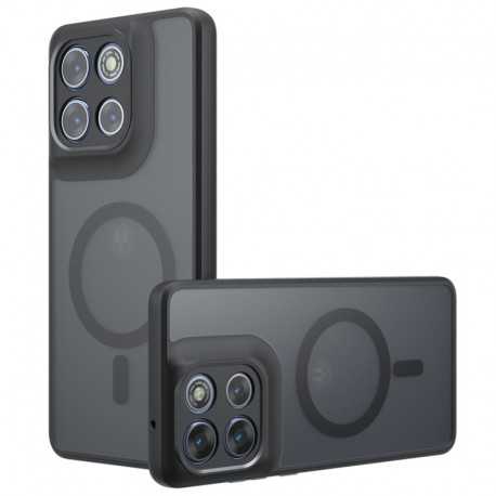 Zadní kryt Techsuit PureFrost MagSafe pro Motorola Moto G86 5G / G86 Power 5G černý