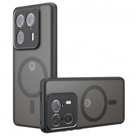 Zadní kryt Techsuit PureFrost MagSafe pro Motorola Edge 50 Ultra černý