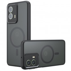 Zadní kryt Techsuit PureFrost MagSafe pro Motorola Edge 50 Fusion černý
