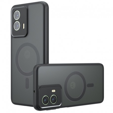 Zadní kryt Techsuit PureFrost MagSafe pro Motorola Edge 50 Fusion černý