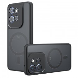 Zadní kryt Techsuit PureFrost MagSafe pro Motorola Edge 50 Neo / ThinkPhone 25 černý