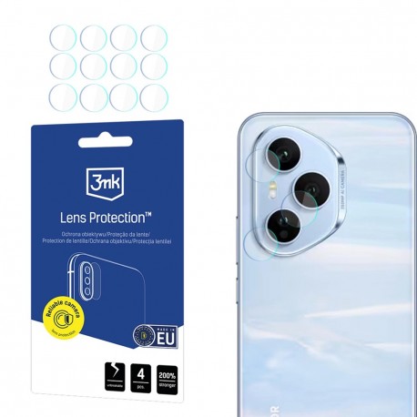 4x tvrzené sklo na kameru 3mk Lens Glass pro Honor 400 Pro