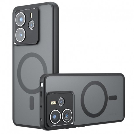 Zadní kryt Techsuit PureFrost MagSafe pro Xiaomi Redmi Note 14 5G černý
