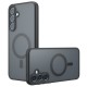 Zadní kryt Techsuit PureFrost MagSafe pro Samsung Galaxy A55 5G černý