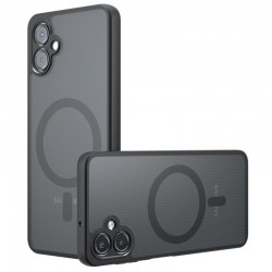 Zadní kryt Techsuit PureFrost MagSafe pro Samsung Galaxy A06 černý