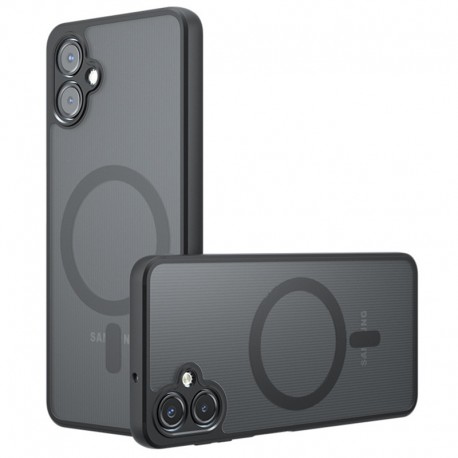 Zadní kryt Techsuit PureFrost MagSafe pro Samsung Galaxy A06 černý