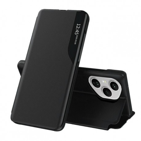 Flipové pouzdro Eco Leather View Case pro Honor 400 Pro černé