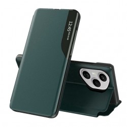 Flipové pouzdro Eco Leather View Case pro Honor 400 Pro zelené