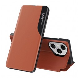 Flipové pouzdro Eco Leather View Case pro Honor 400 Pro oranžové