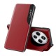 Flipové pouzdro Eco Leather View Case pro Xiaomi Redmi 14C / Poco C75 červené