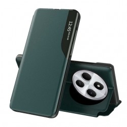 Flipové pouzdro Eco Leather View Case pro Xiaomi Redmi 14C / Poco C75 zelené