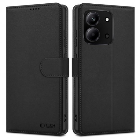 Kožená peněženka Tech-Protect pro Xiaomi Redmi 15C černá