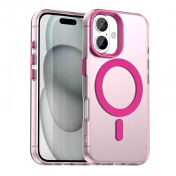 Pouzdro Techsuit CandyCase MagSafe pro iPhone 17 růžové