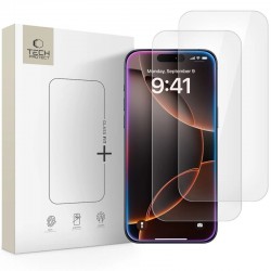 2x ochranné sklo Tech-Protect Glass Fit+ 2-pack pro iPhone 16 Pro / 17 / 17 Pro
